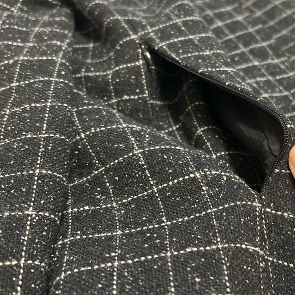 Ann Taylor Checkered Black and White Blazer - Picture 2 of 5